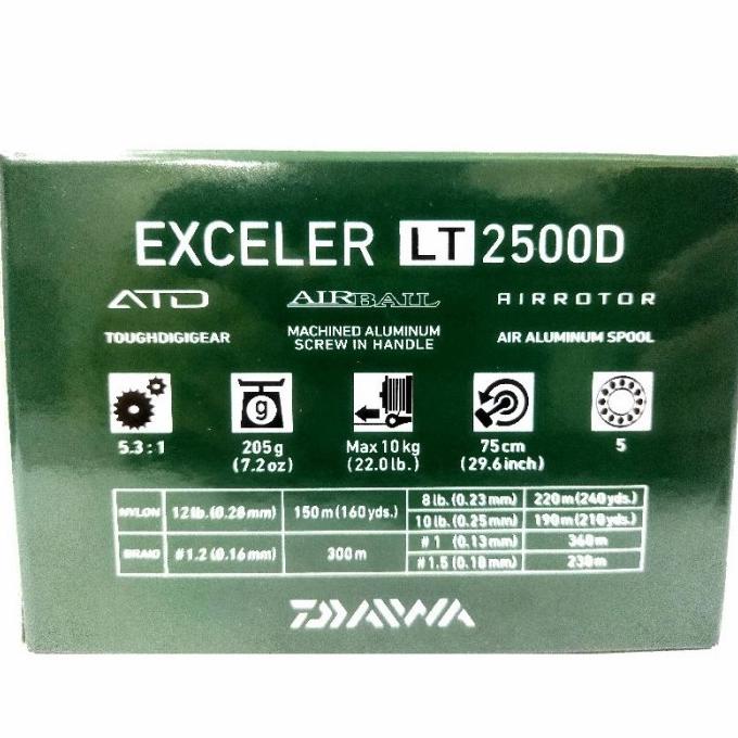 REEL DAIWA EXCELER LT 2500D / REEL DAIWA EXCELER LT 2500 D