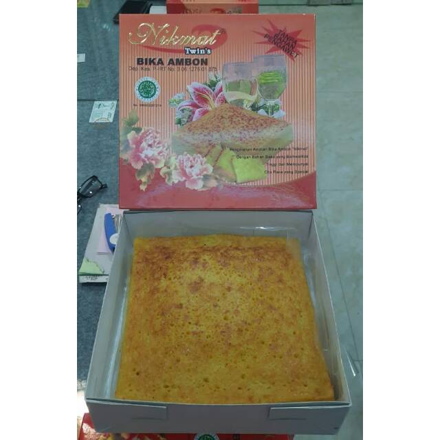 

Bika Ambon Nikmat original /pandan