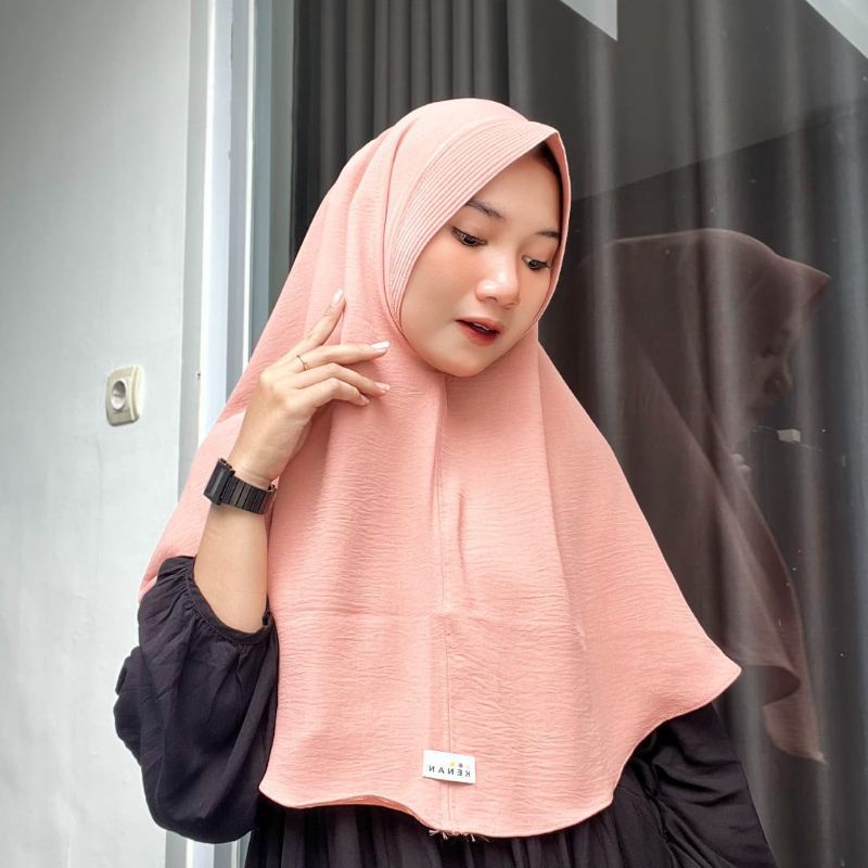 Jilbab Instan Pet Daisy Crinkle Airflow Premium | Hijab Instan Pet