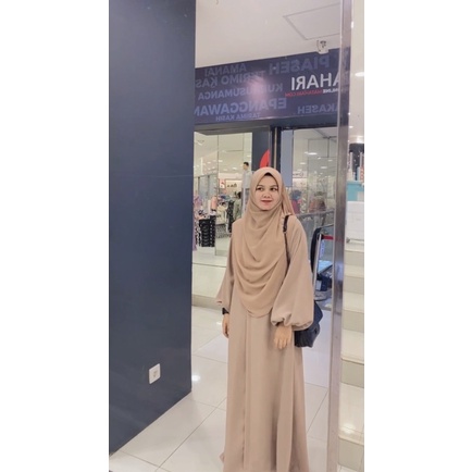 Arumi Dress / Gamis Lengan Balon