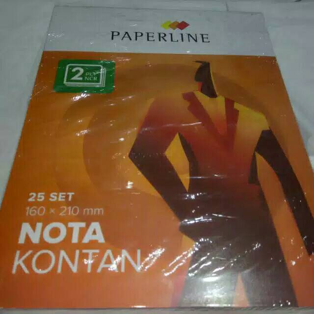 

Nota Kontan Paperline 2 PLY NCR 25 Set - 160 X 210 mm