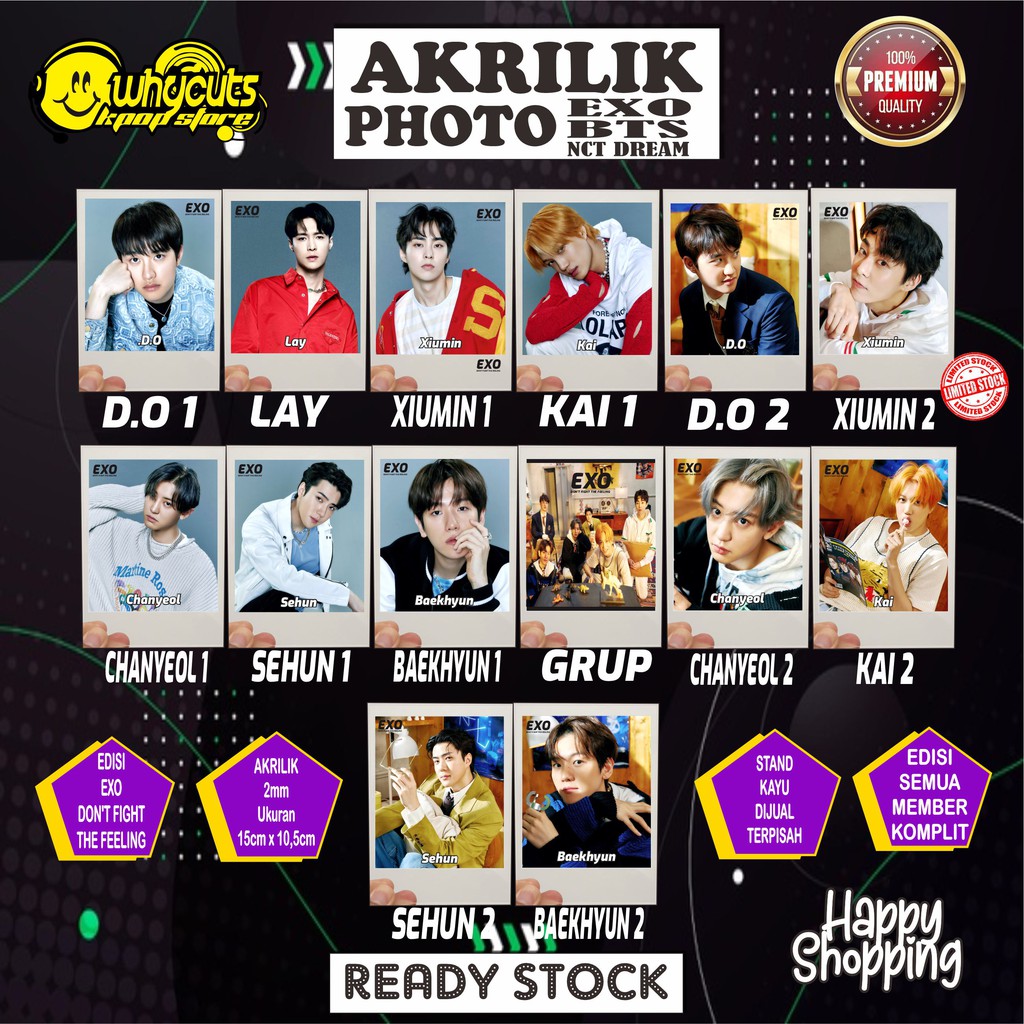 [BACA DESKRIPSI PRODUK] AKRILIK PHOTO NCT DREAM HOT SAUCE (READY STOK)