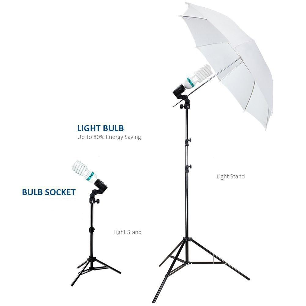 TaffSTUDIO Portrait Foto Studio Lighting Kit Youtube Vlog VL-9004 Black Diskon Grab Medan