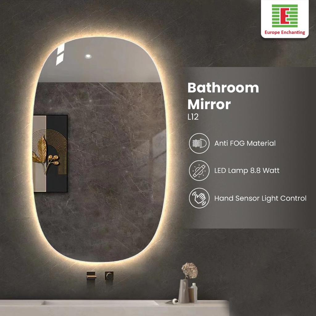 Cermin Mirror Kaca Kamar Mandi Europe Enchanting Luxury L11 & L12