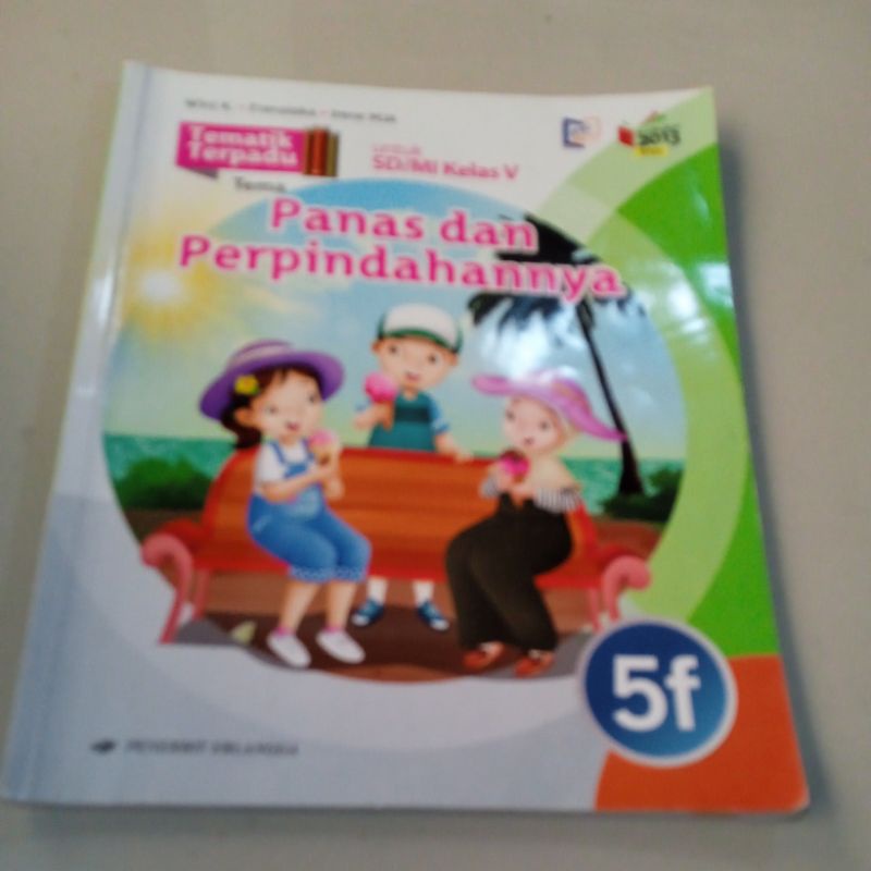 Tematik SD kelas 5F Erlangga.
