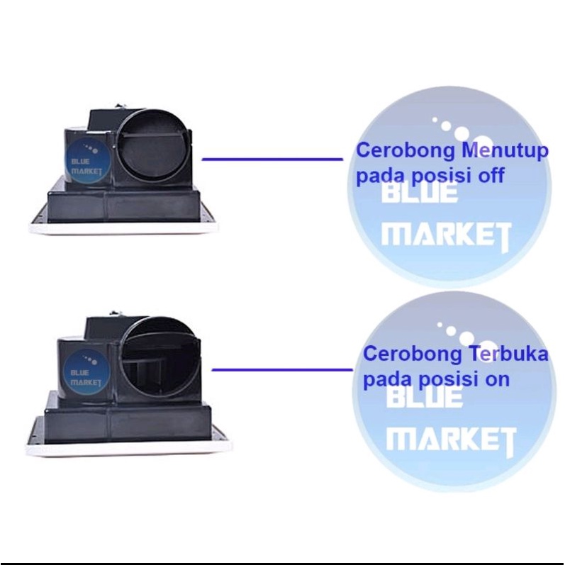 Kipas Angin Plafon/ Exhaust Fan/ Kipas Hisap Merk SEKAI Type MVF 1091