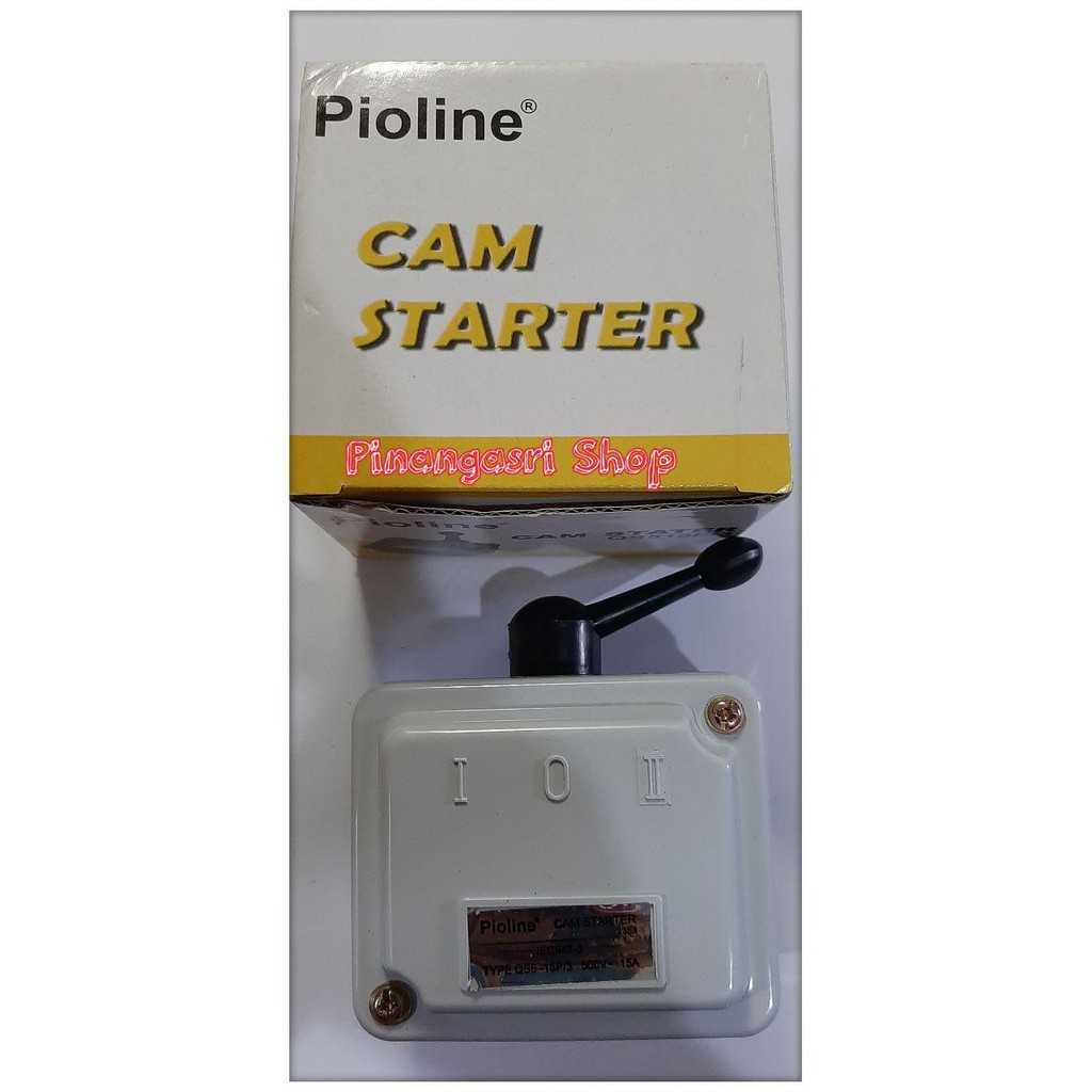 Cam Starter Ohm Saklar 3P 30A I-0 (ON-OFF-ON) Pioline I - 0 - I ( 3 phase)