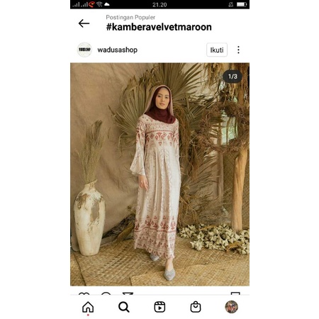 preloved wearing klamby dress kambera