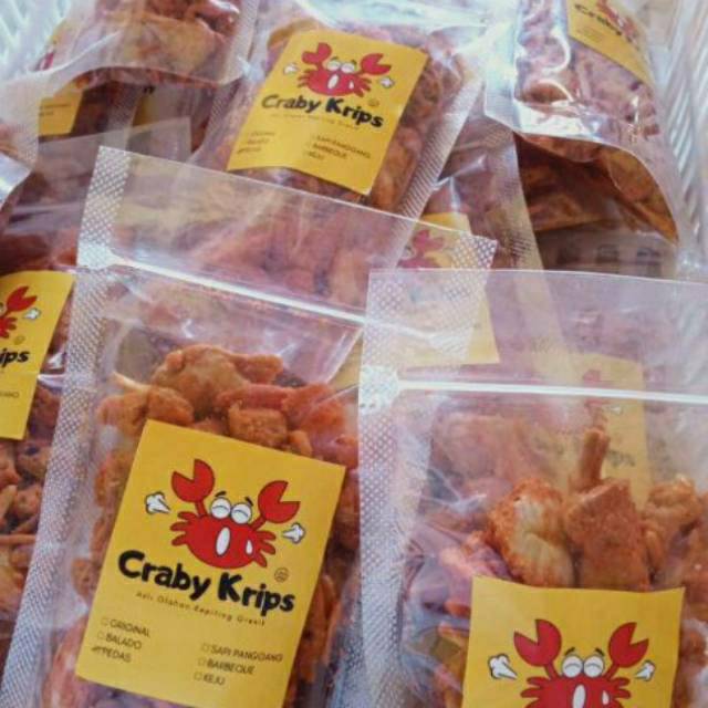 Snack KEPITING olahan anak kepiting BABY CRAB | Shopee