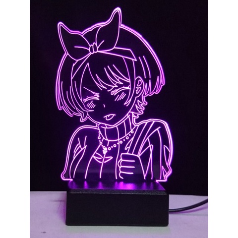 lampu tidur karakter Anime Sarashina Ruka
