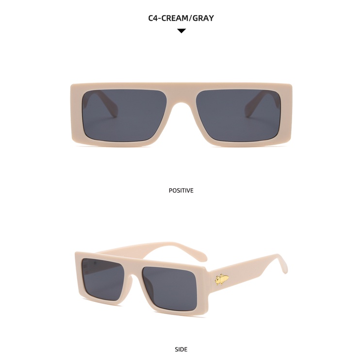 2021 European and American square new fashion personality ins sunglasses