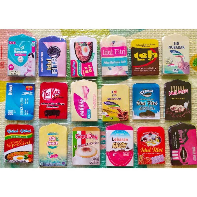 

Amplop Lebaran Unik Motif Snack