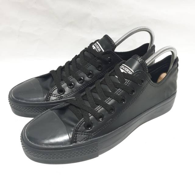 Sepatu Converse All Star Full Black Leather Edition - PREMIUM QUALITY