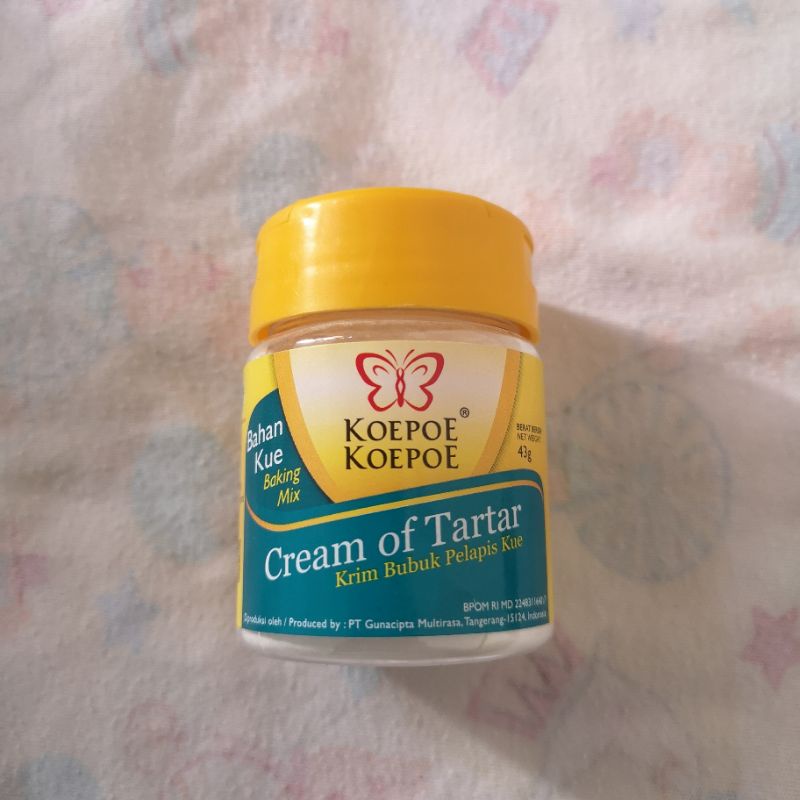 

Koepoe Cream of Tartar - Krim Bubuk Pelapis Kue