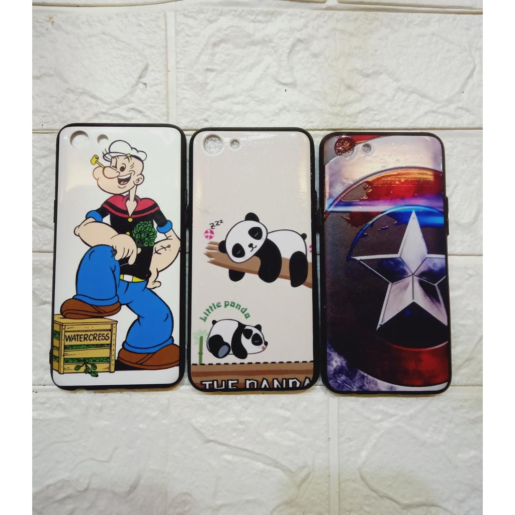 Case VIVO Y53 Motif kartun lucu The Panda, Bola M.C.F.C, Watercress, Captain America