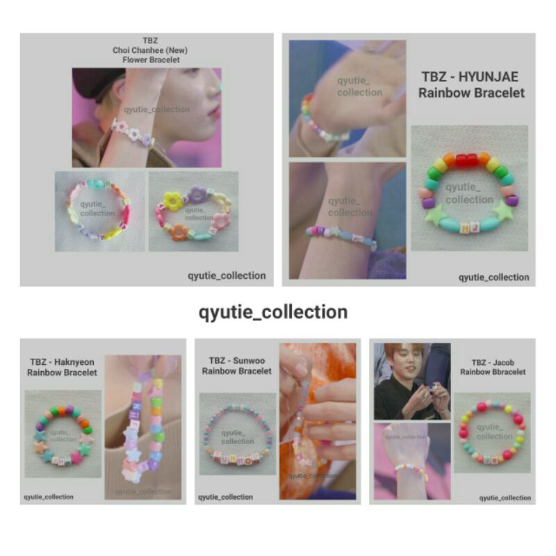 THE BOYZ BRACELET VLIVE / GELANG MANIK KPOP