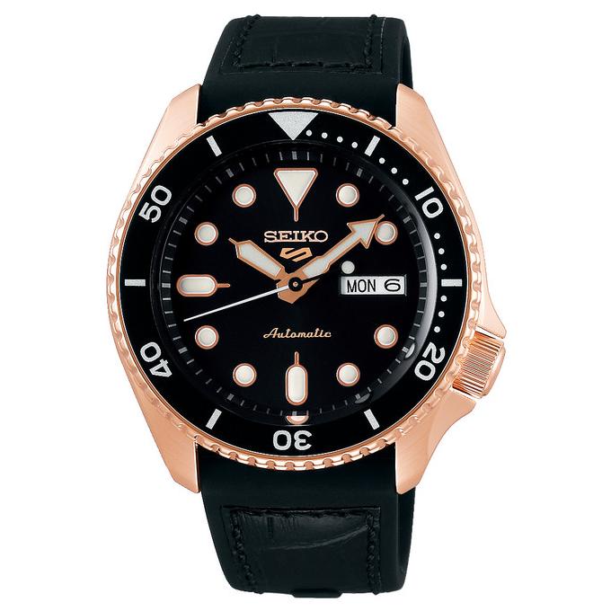 Seiko 5 Srpd76K1 Automatic Black Dial Men'S Watch Srpd76 Terbaru
