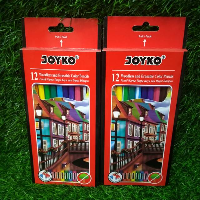 

Pensil Warna / Color Pencil / Colour Pencil Joyko 12 warna Panjang
