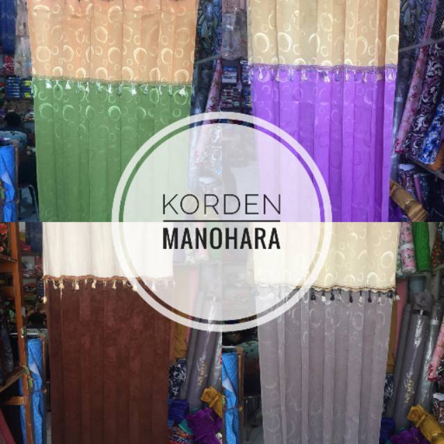 KORDEN PINTU / KORDEN JENDELA MANOHARA / KORDEN RUMBAI / KORDEN 2 WARNA / KORDEN MINIMALIS