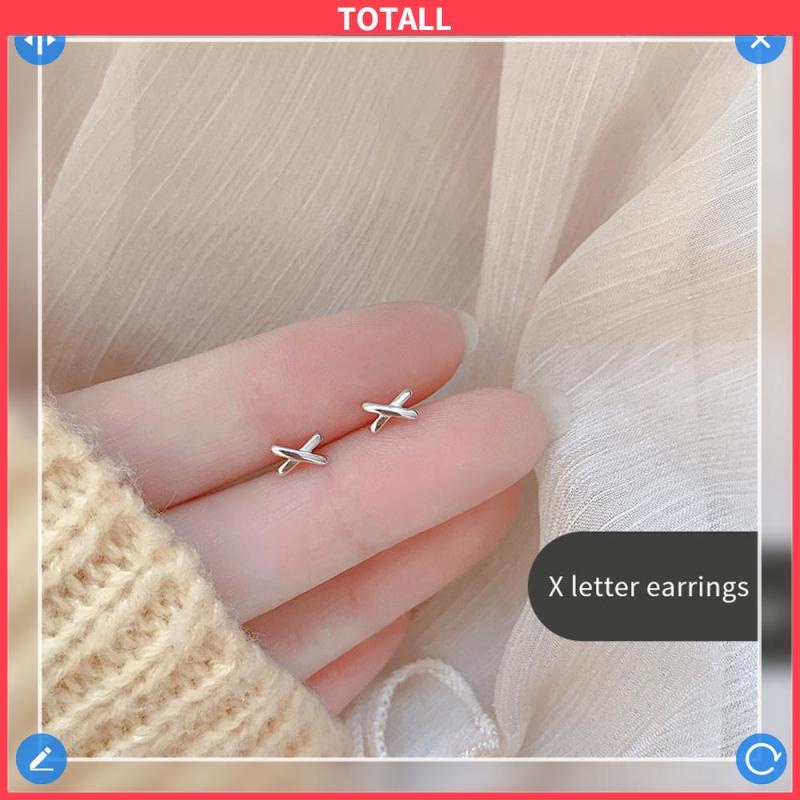 COD 18K Emas anting korea Anting Tusuk untuk Wanita Aksesoris Fashion-Totall