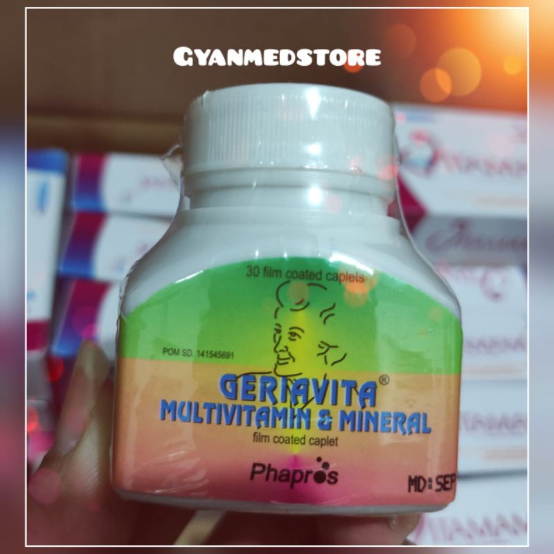 GERIAVITA MULTIVITAMIN Mineral 30 kapsul