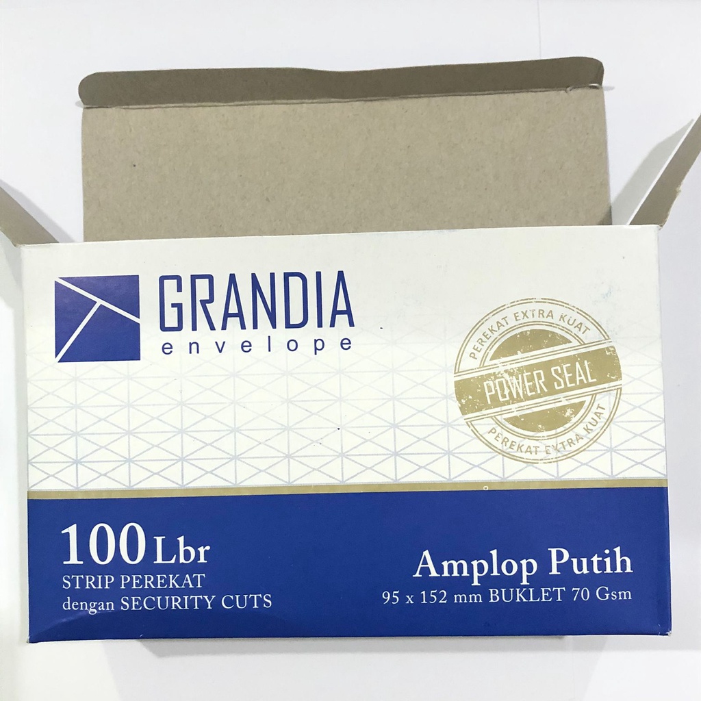 #LC-ATK Amplop Putih 1 PACK isi 100 Pcs Grandia Envelope