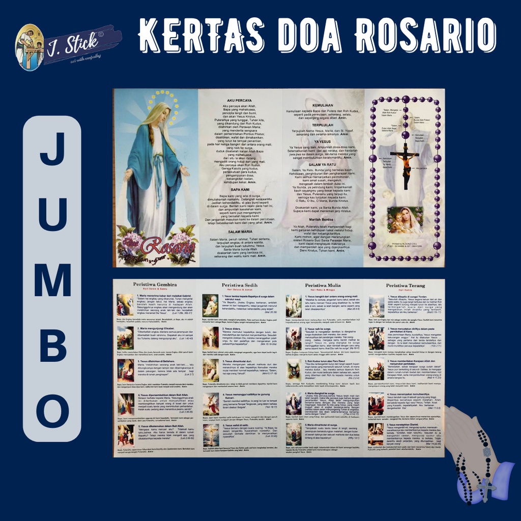 KERTAS DOA ROSARIO