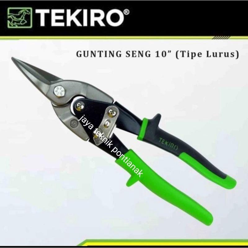 gunting holo tekiro/gunting bajaringan, gunting seng/ gunting plat besi TEKIRO 10inci