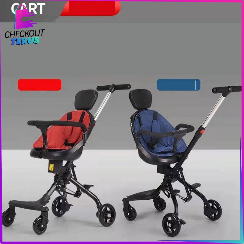 CT C228 Magic Stroller Bayi Roda 4 Impor Kereta Dorong Bayi Stroler Kereta Anak Bayi Praktis Untuk Berpergian