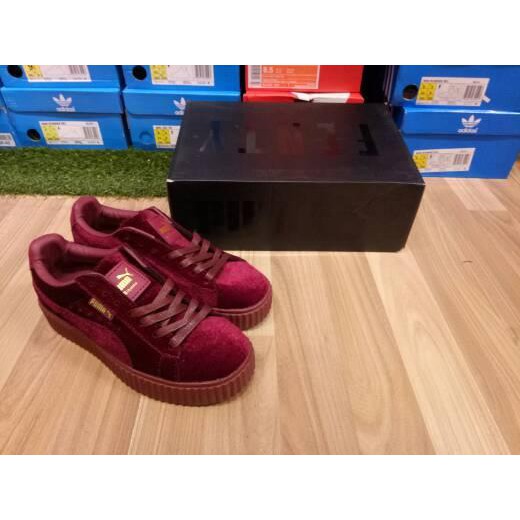 PUMA X RIHANNA CREEPERS BURGUNDY