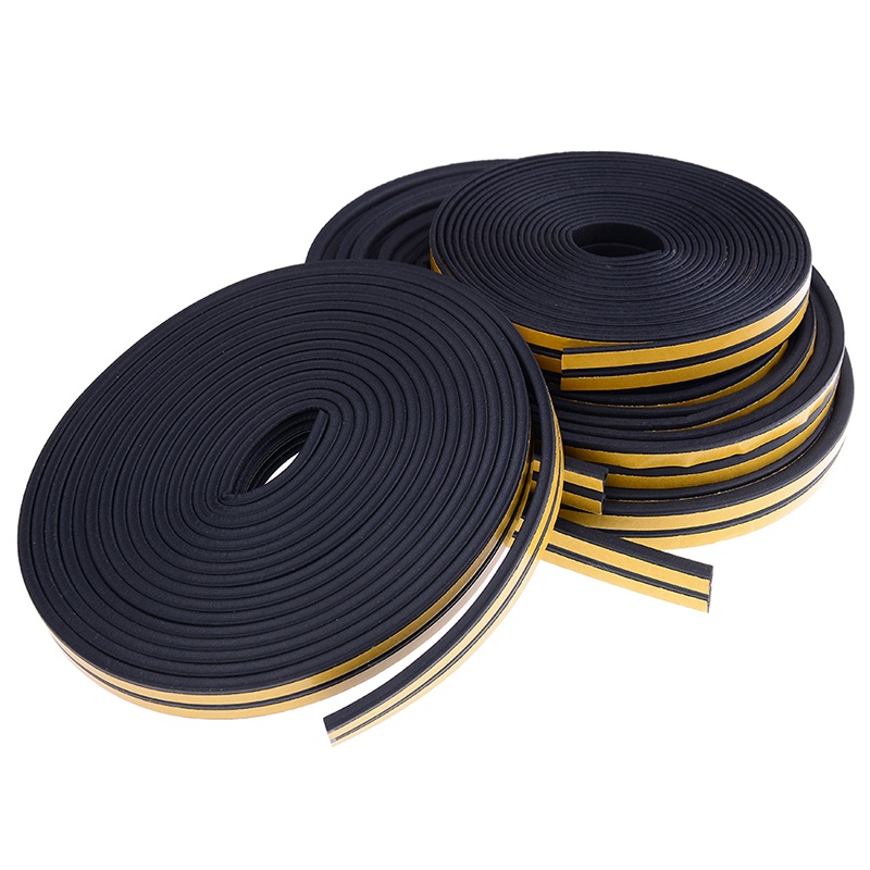 10m Karet Foam Seal Strip Roll Untuk Pintu