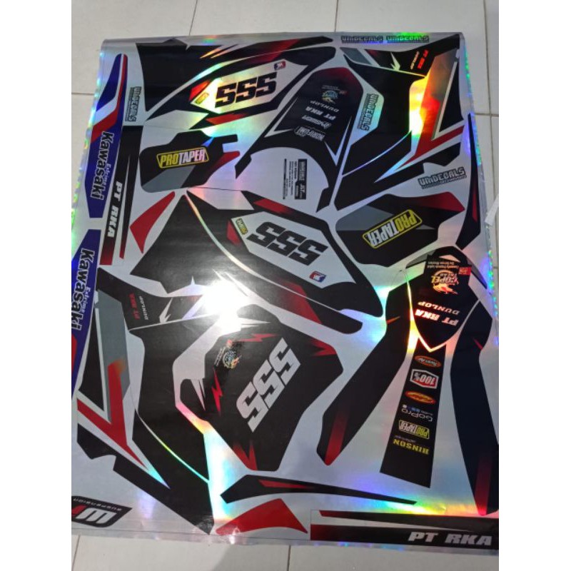 decal sticker hologram KLX D-Tracker crf 150 L