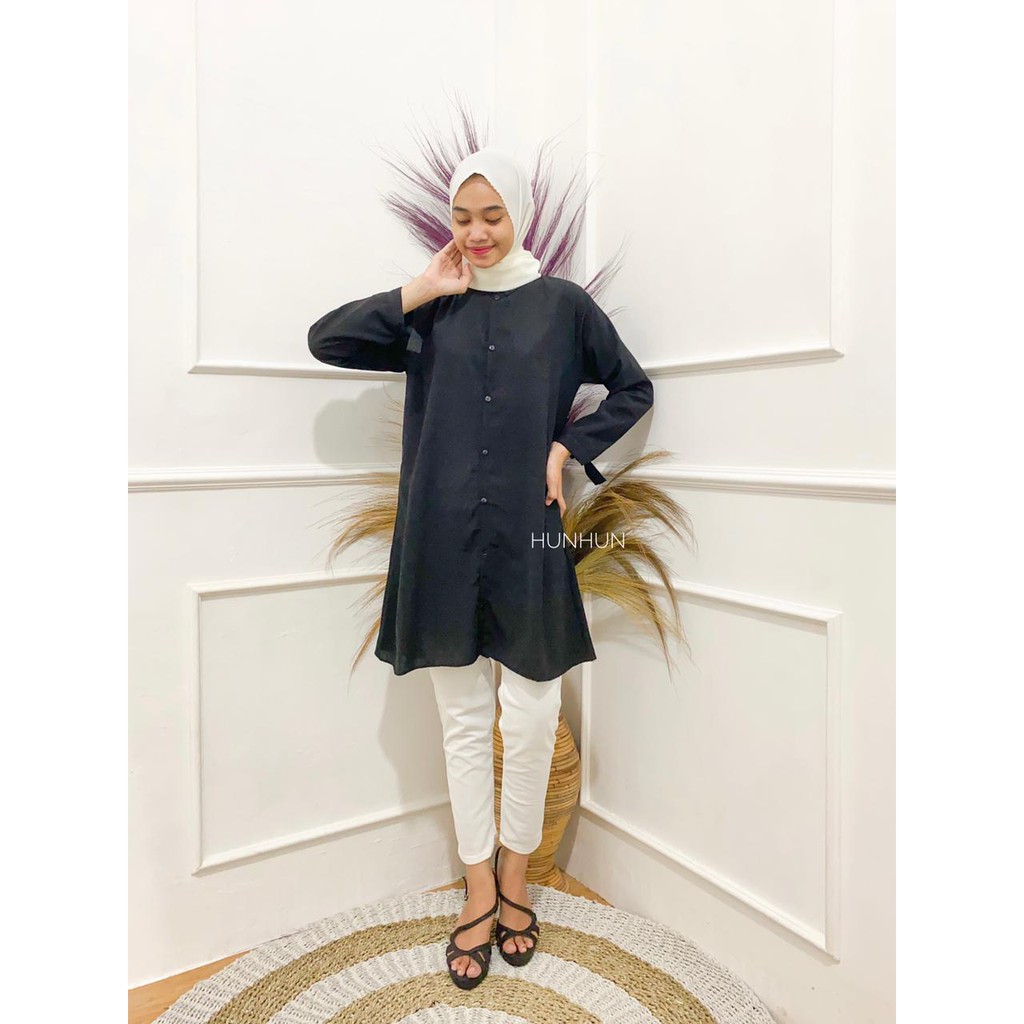 Ayana Tunik Polos Pusatgrosir_solo/ Tunik Wolfish Formal Termurah Hits