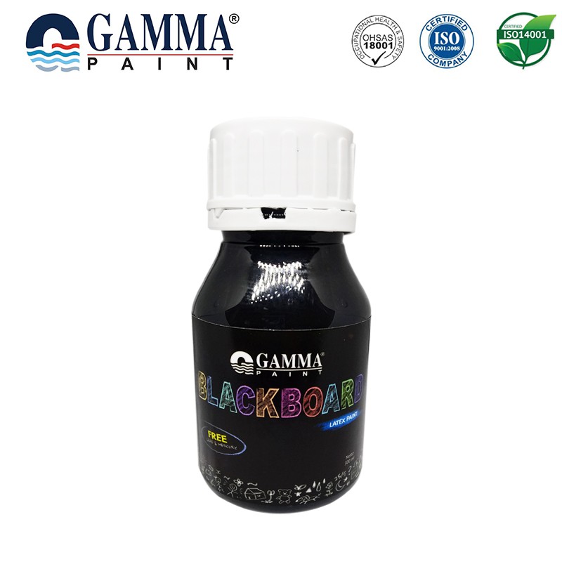 

Gamma Blackboard Paint 300ML - Cat Dekoratif Mengubah Tembok Menjadi Papan Tulis Hitam