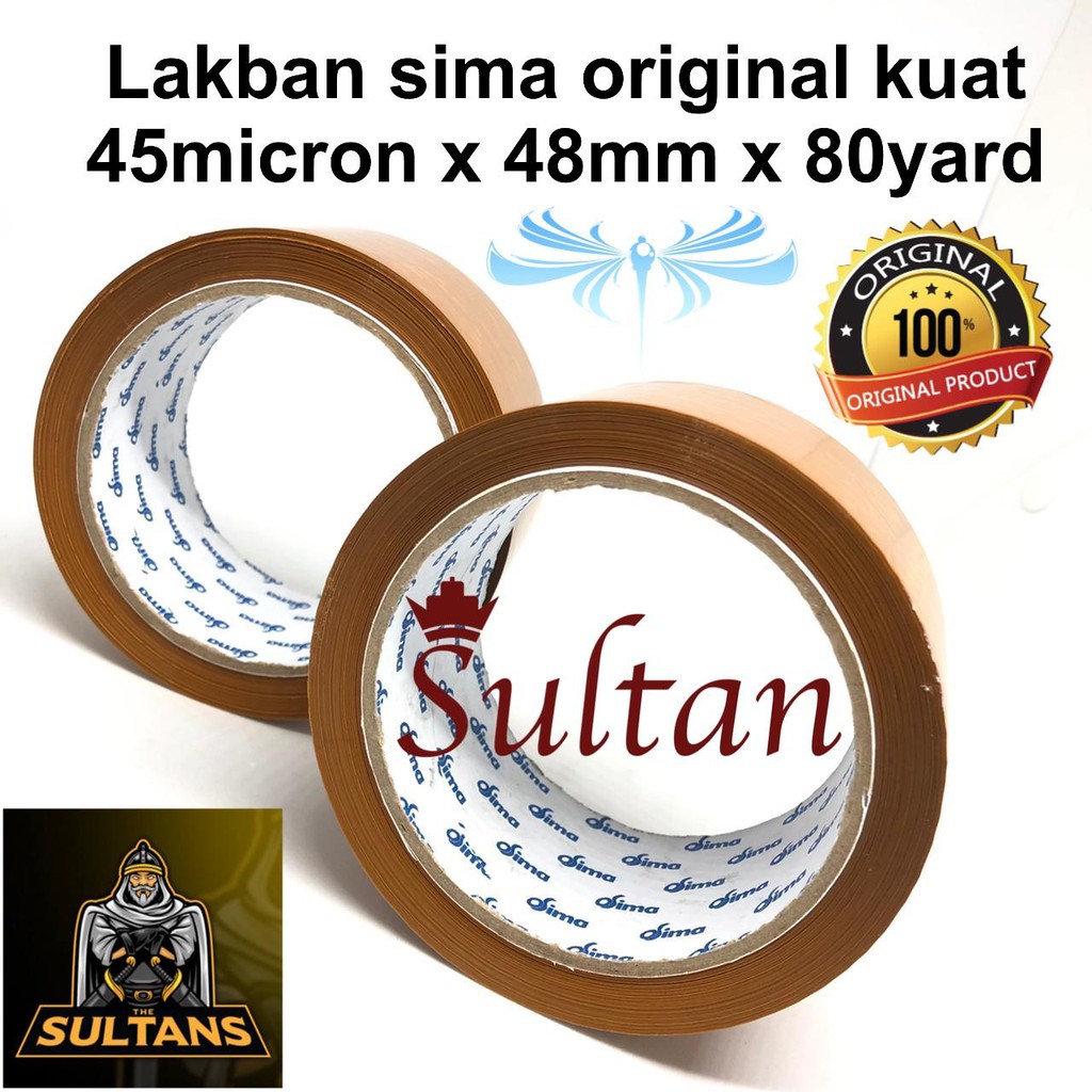 ISOLASI ATAU LAKBAN BENING &amp; COKLAT UKURAN BESAR TAPE / ISOLASI KECIL DAIMARU 1/2INCH &amp; 1INCH