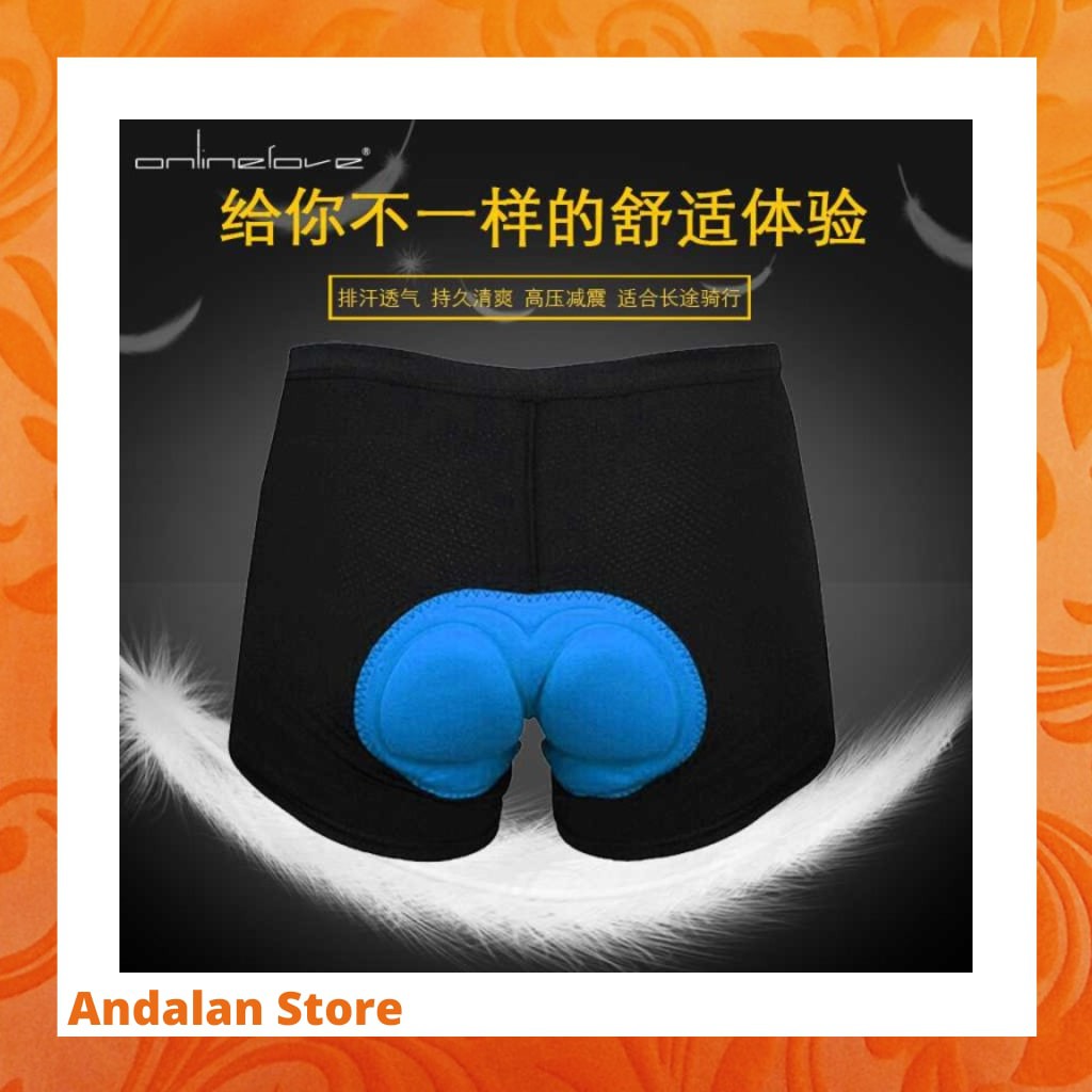 Balight Celana Dalam Sepeda Cycling Underwear 3D Padded Sponge - CK01
