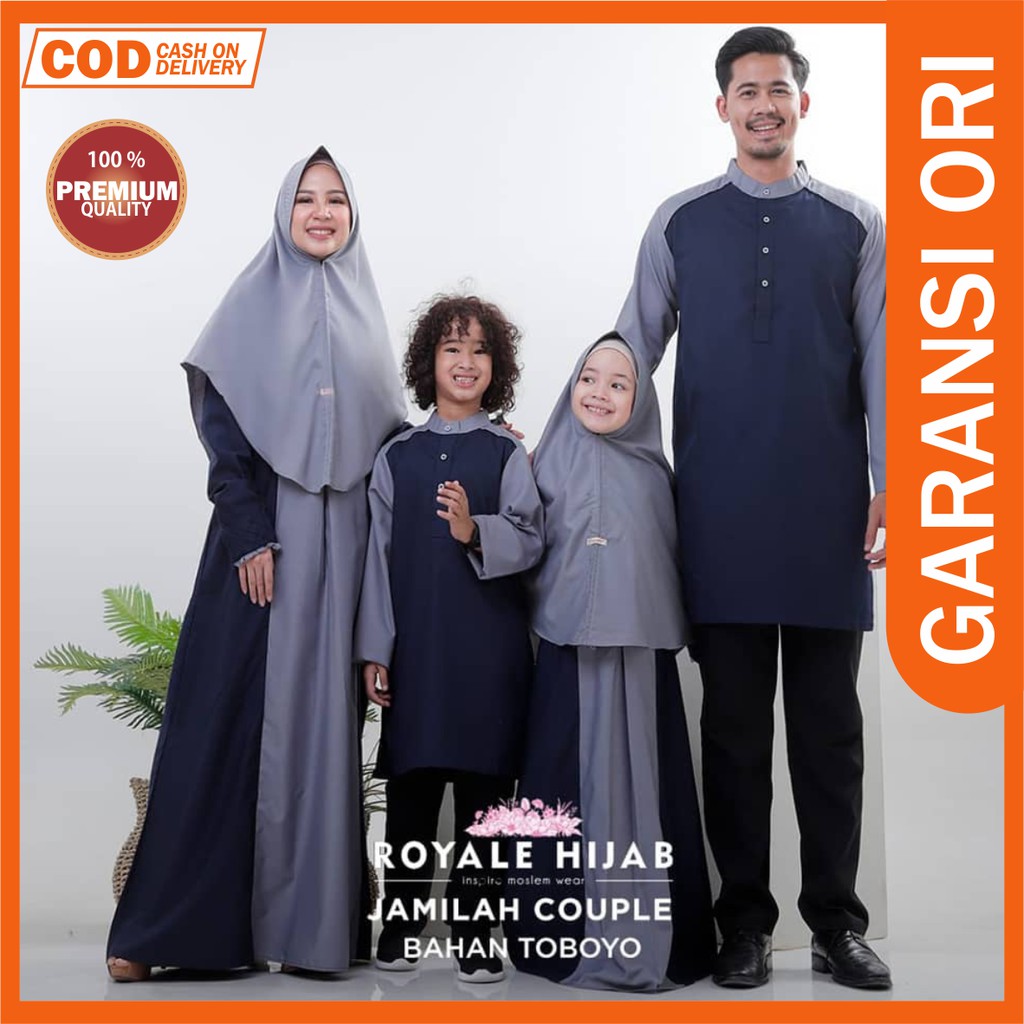 couple set keluarga muslim dan sarimbit keluarga 2021