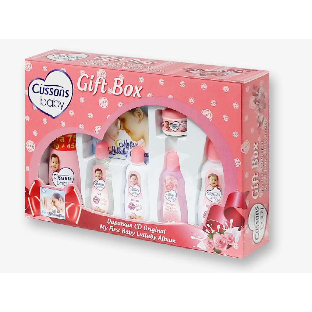 CUSSONS BOX PRINCE AND PRINCESS SERIES - SET PERLENGKAPAN MANDI BAYI CUSSONS DALAM BOX