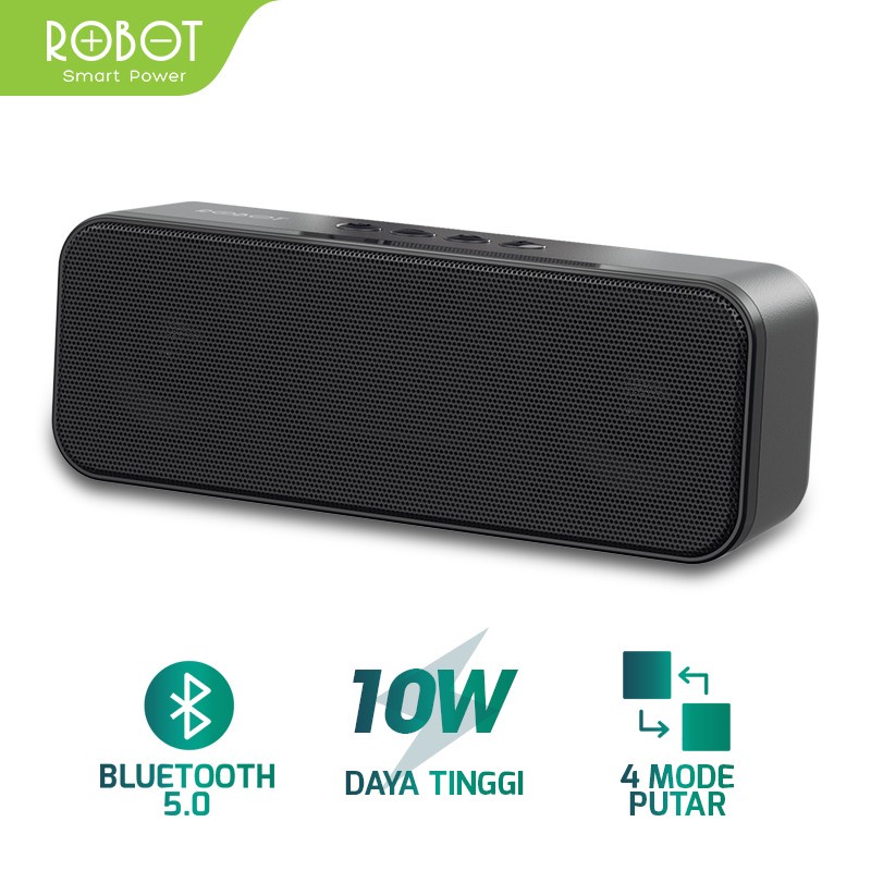 SPEKER SOUND SALON SPEAKER BLUETOTH 10W VERSI 5.0 ROBOT RB520 / RB525 Portable Audio Wireless Super 