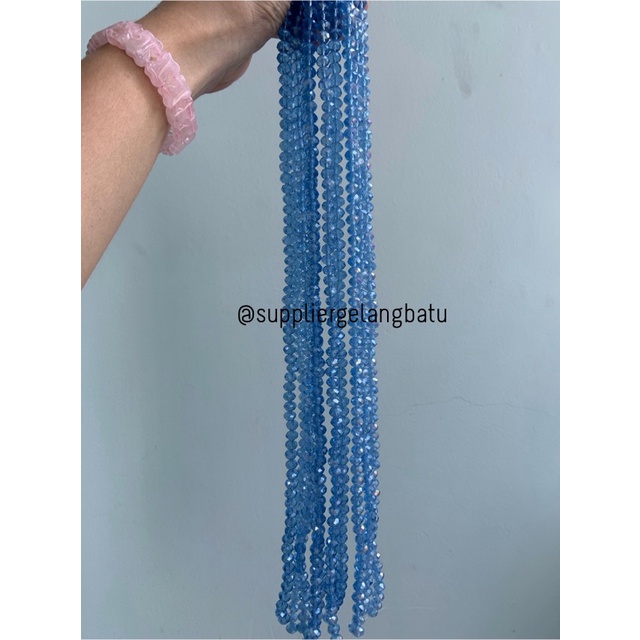 Crystal Ceko 8mm BIRU UNGU KUARSA kuarsa kristal blue purple quartz