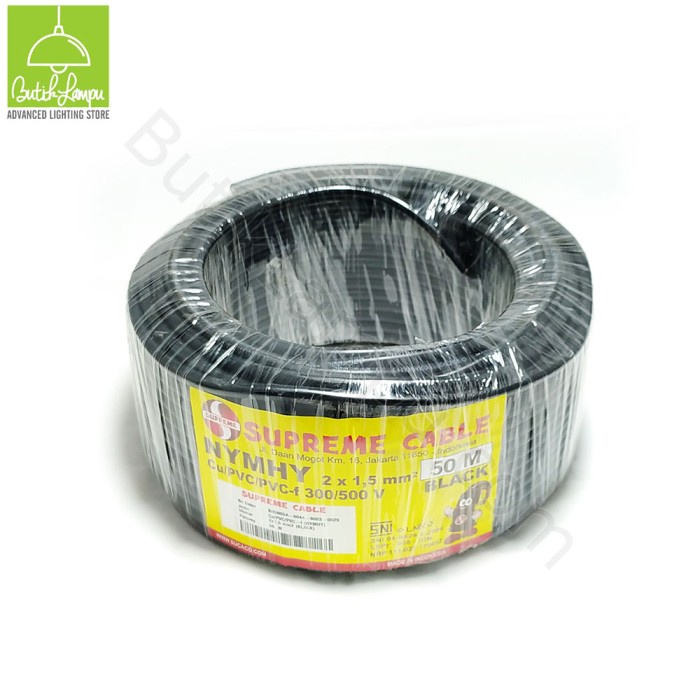 Kabel Roll - Kabel Supreme Serabut Nymhy / Nyyhy 2X1.5 2 X 1.5 50M ( Roll )