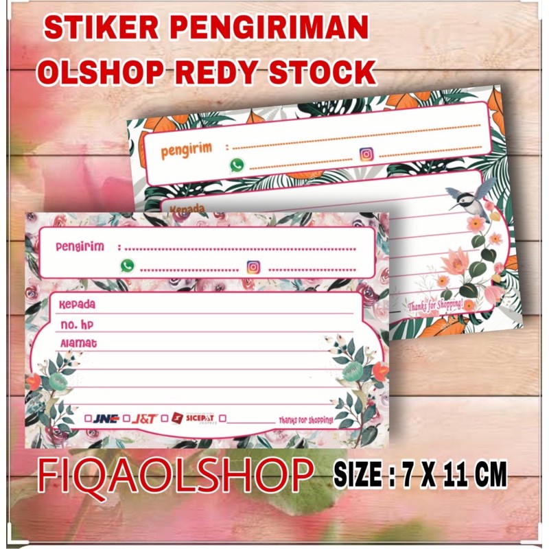 

ISI 50 PCS | STIKER PENGIRIMAN OLSHOP | STIKER PENGIRIMAN MURAH - SIAP KIRIM