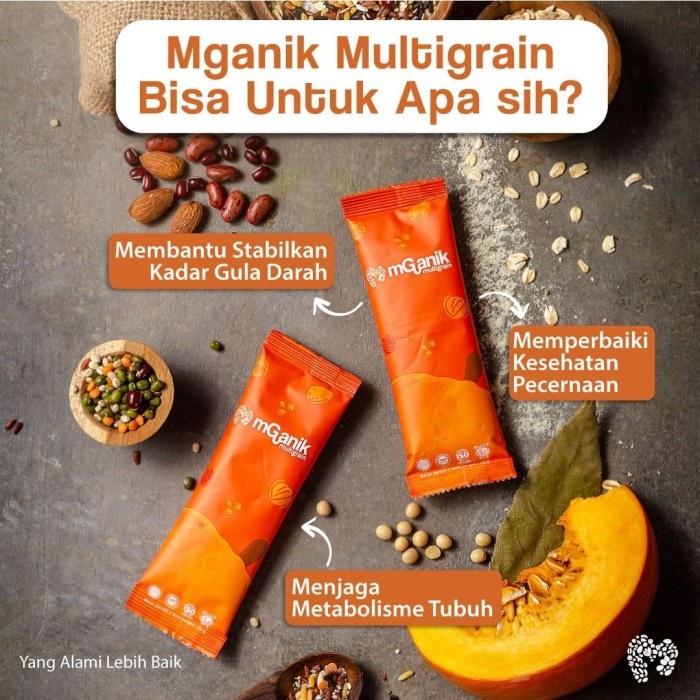 

Promo!! Mganik Multigrain 6 Sachet Penurun Gula Darah & Kolesterol