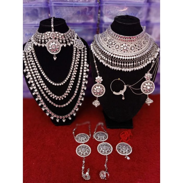Bridal set india jodha Silver