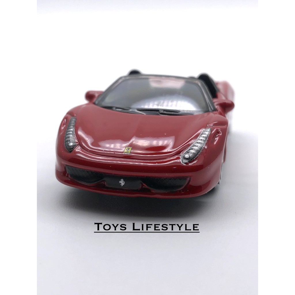 Bburago Diecast - Ferrari 458 Spider Skala 1:64 (Ferrari Series)