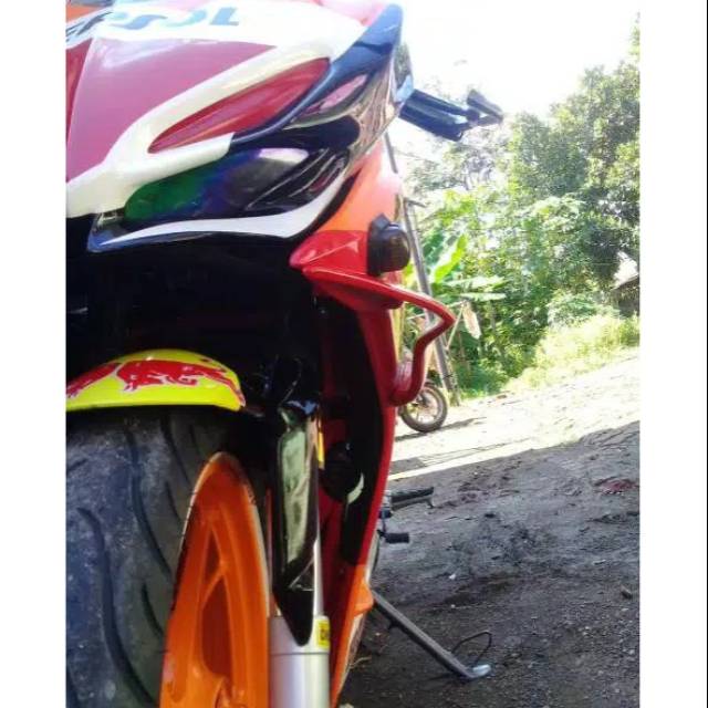 Aero fairing cbr 150 r facelift k45g/winglet samping buat cbr150r facelift