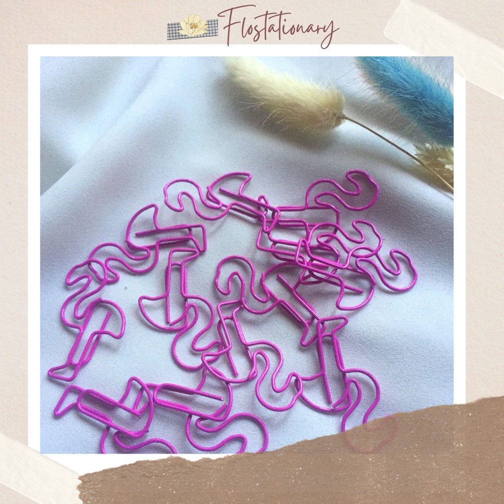 

Paper Clip Flamingo / Clip / Paperclip fancy lucu