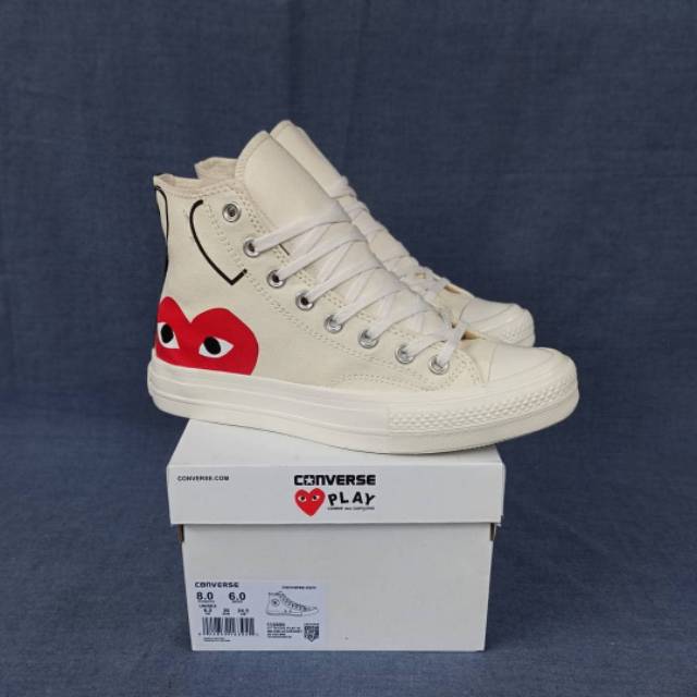 Converse 70s High CDG Milk Black Egret