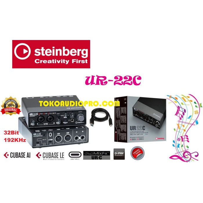 soundcard steinberg ur22c ur-22c ur 22c
