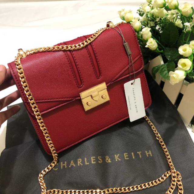 CK front flap bag
